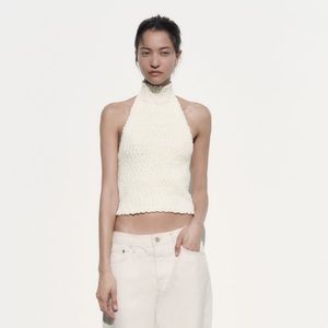 ZARA Knit Halter size M